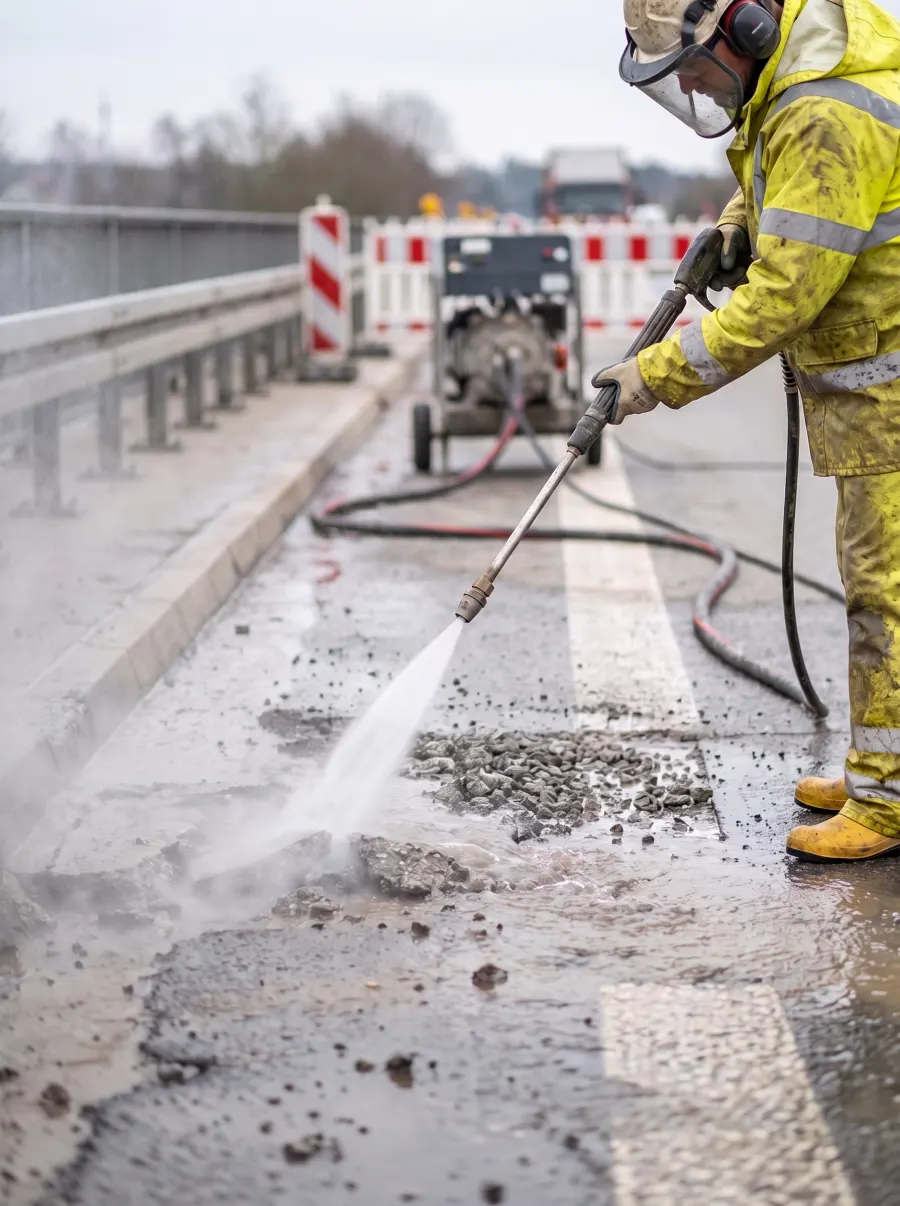 Höchstdruck­wasserstrahlen